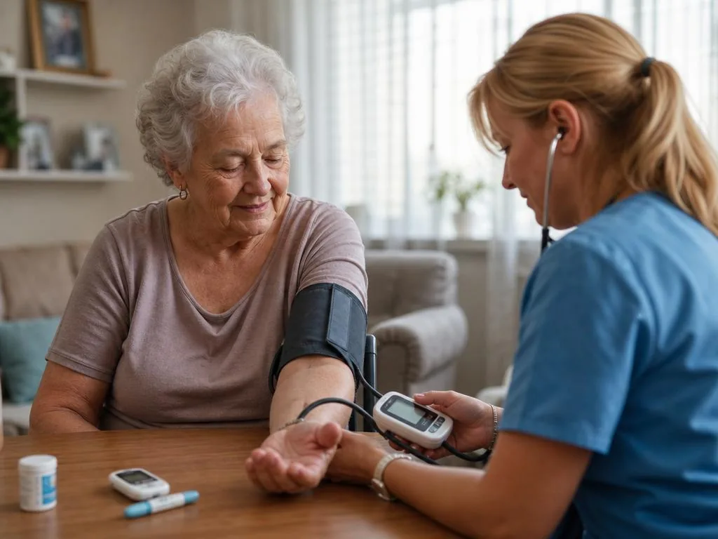 Vitals & Glucose Checks